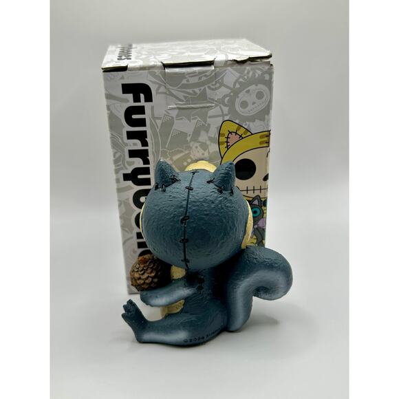 ~*NIOB*~ Furrybones “Nibbles” skeleton in Squirrel Costume ~collectible~ Goth - Picture 3 of 6